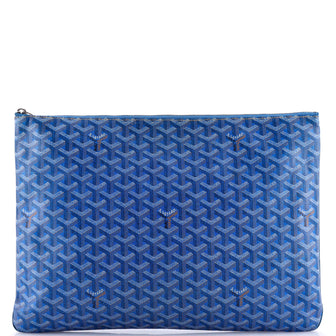 Goyard Senat Zip Pouch Coated Canvas GM