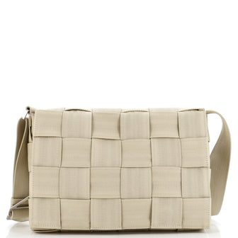 Bottega Veneta Cassette Crossbody Bag Maxi Intrecciato Fabric