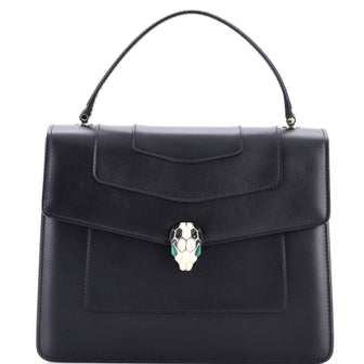 Bvlgari Serpenti Forever Top Handle Bag Leather Medium