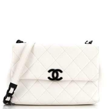 Chanel My Everything Flap Bag Quilted Caviar Medium
