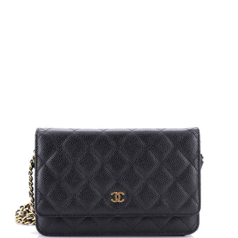 Chanel Wallet on Chain Quilted Caviar