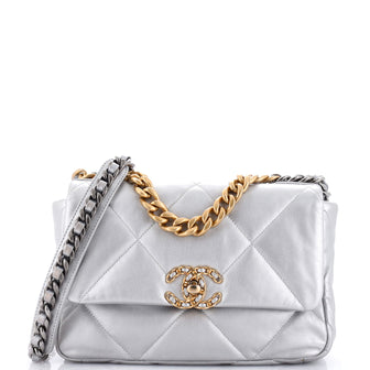 Chanel 19 Flap Bag Quilted Leather Medium