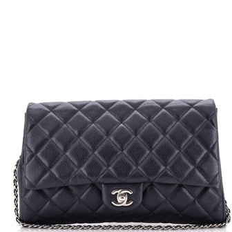 Chanel Clutch with Chain Quilted Caviar
