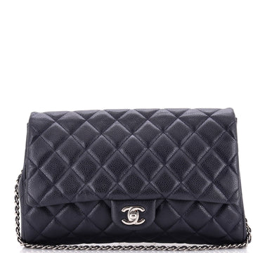 Chanel Clutch with Chain Quilted Caviar