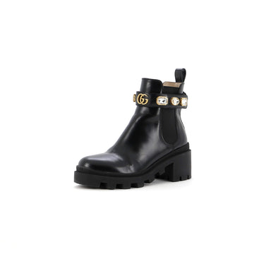 Gucci Women's Trip Boots Embellished Leather