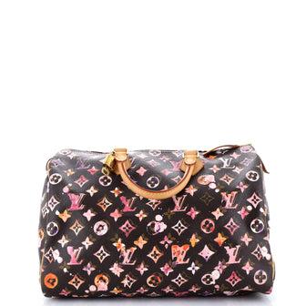 Louis Vuitton Speedy Handbag Monogram Watercolor Aquarelle 35
