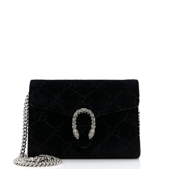 Gucci Dionysus Chain Wallet GG Velvet Small