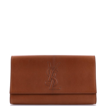 Saint Laurent Belle de Jour Clutch Leather Large