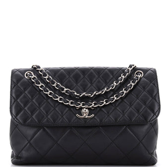 Chanel In The Business Flap Bag Quilted Calfskin Maxi
