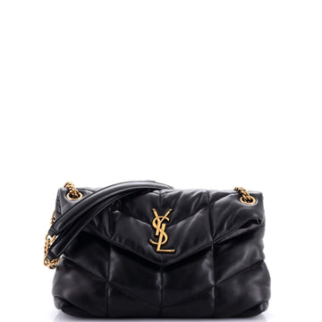 Saint Laurent Loulou Puffer Shoulder Bag Quilted Leather Small
