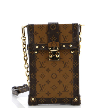 Louis Vuitton Vertical Trunk Pochette Reverse Monogram Canvas