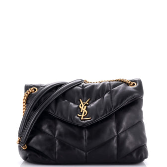 Saint Laurent Loulou Puffer Shoulder Bag Quilted Leather Medium