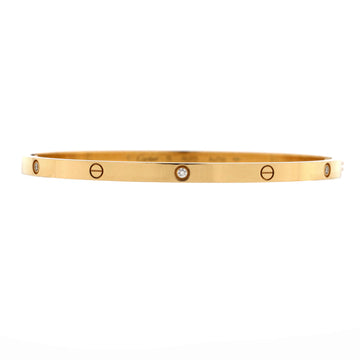 Cartier Love 6 Diamond Bracelet 18K Yellow Gold and Diamonds Small