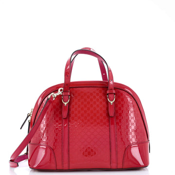 Gucci Nice Top Handle Bag Microguccissima Patent Small