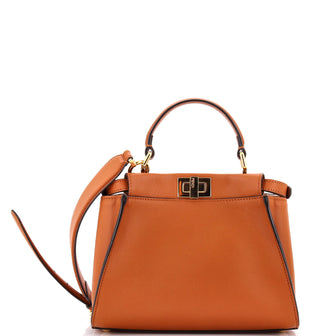 Fendi Peekaboo Iconic Bag Leather Mini