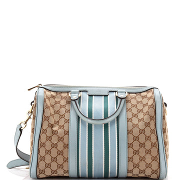Gucci Vintage Web Boston Bag GG Canvas Medium