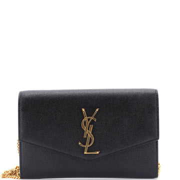 Saint Laurent Uptown Chain Wallet Leather