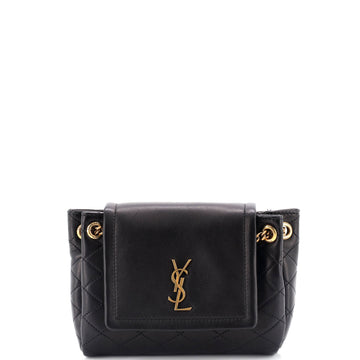 Saint Laurent Nolita Satchel Quilted Leather Mini