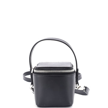 Salvatore Ferragamo Gancicni Top Handle Vanity Case Leather Micro