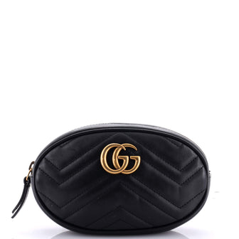 Gucci GG Marmont Belt Bag Matelasse Leather