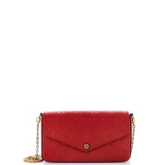 Louis Vuitton Felicie Pochette Monogram Empreinte Leather