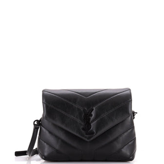 Saint Laurent Loulou Shoulder Bag Matelasse Chevron Leather Toy