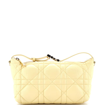 Christian Dior DiorTravel Nomad Pouch Macrocannage Quilt Calfskin Medium