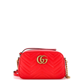 Gucci GG Marmont Shoulder Bag Matelasse Leather Small