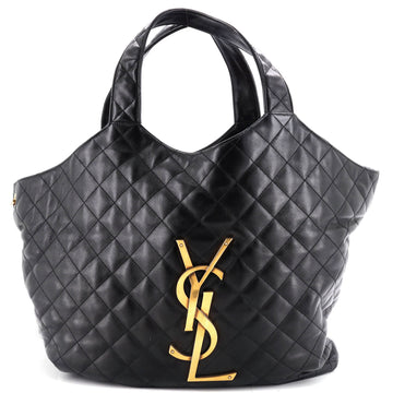 Saint Laurent Icare Shopping Tote Quilted Leather Maxi