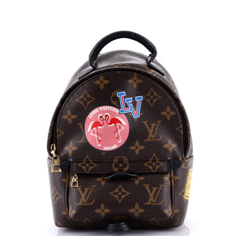 Louis Vuitton Palm Springs Backpack Limited Edition World Tour Monogram Canvas Mini