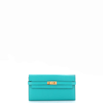 Hermes Kelly Wallet Chevre Mysore Long