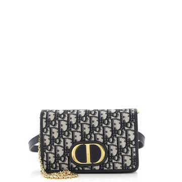 Christian Dior 30 Montaigne 2-in-1 Pouch Oblique Canvas