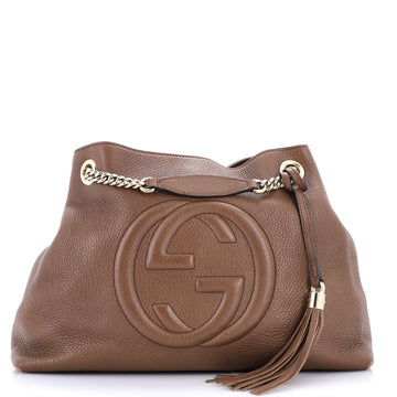 Gucci Soho Chain Strap Shoulder Bag Leather Medium