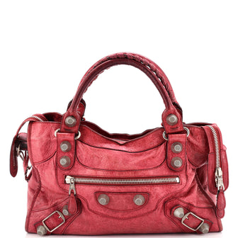 Balenciaga City Classic Studs Bag Leather Medium