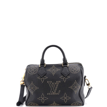 Louis Vuitton Speedy Bandouliere Bag Studded Monogram Giant Leather 25