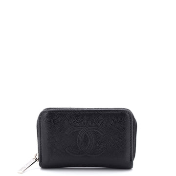 Chanel Timeless Zip Around Coin Purse Caviar