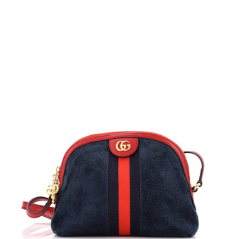 Gucci Ophidia Dome Shoulder Bag Suede Small