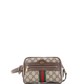 Gucci Ophidia Shoulder Bag GG Coated Canvas Mini