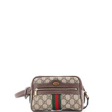 Gucci Ophidia Shoulder Bag GG Coated Canvas Mini