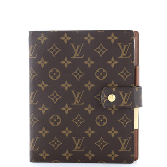 Louis Vuitton Ring Agenda Cover Monogram Canvas GM