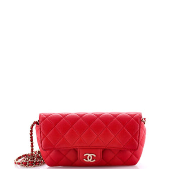 Chanel Classic Sunglasses Case with Chain Quilted Caviar