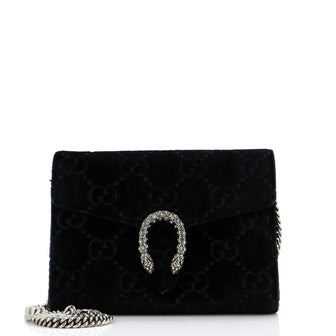 Gucci Dionysus Chain Wallet GG Velvet Small