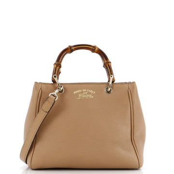 Gucci Bamboo Shopper Tote Leather Mini