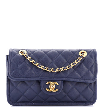 Chanel Sweet Classic Flap Bag Quilted Caviar Medium