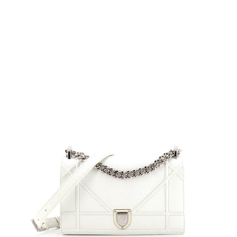 Christian Dior Diorama Flap Bag Grained Calfskin Small
