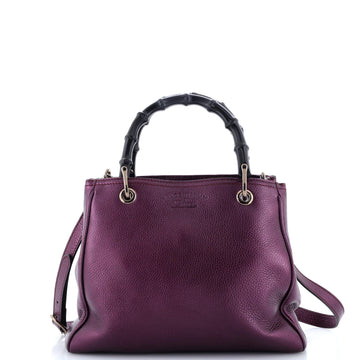 Gucci Bamboo Shopper Tote Leather Small