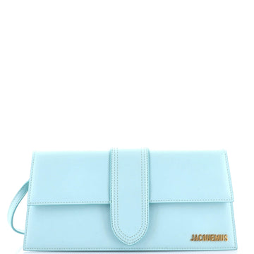 Jacquemus Le Bambino Top Handle Flap Bag Leather Long