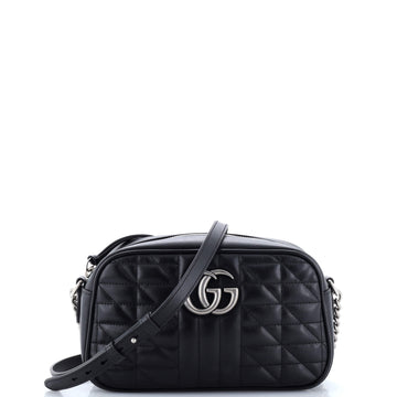 Gucci GG Marmont Shoulder Bag Mixed Matelasse Leather Small