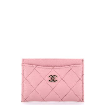 Chanel Classic Card Holder Quilted Caviar