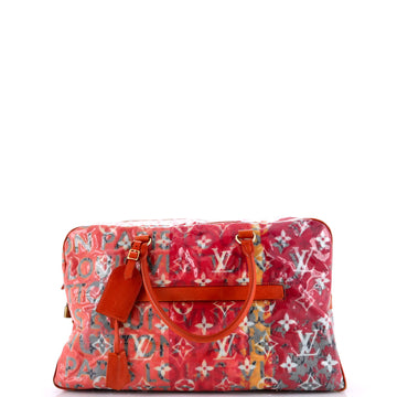 Louis Vuitton Pulp Weekender Bag PVC Over Monogram Denim PM